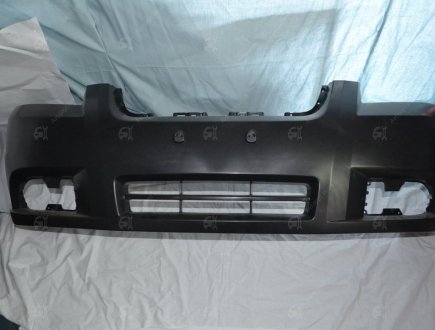 Бампер передній Авео-3 чорна накладка TW 96648503 (фото 1)