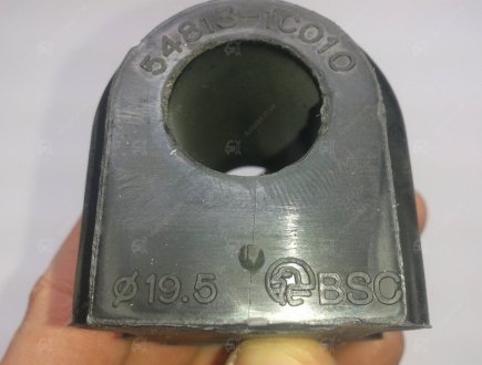 Втулка (подушка) стабілізатора GETZ з 2006 р.в. переднього BASBUG 548131C010 (фото 1)