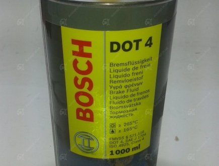 Жидкость тормозная DOT4 1 литр Bosch 1987479002 (фото 1)