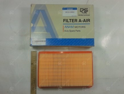 Фильтр воздушный ACCENT, COUPE, ELANTRA SOHC Anam (Корея) 28113-22051 (фото 1)