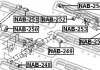 Сайлентблок задней тяги MAZDA 6 WAGON GH 07- | FEBEST NAB-253 (фото 3)