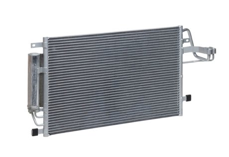 Радиатор кондиционера с ресивером SPORTAGE 2,0CRDI \TUCSON 2,0CRDI 04-06 LUZAR LRAC 08E2 (фото 1)
