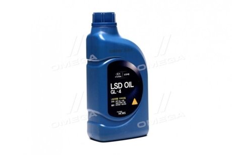 Олива трансмис. LSD Oil 85W-90 API GL-4 (Каністра 1л) Mobis (KIA/Hyundai) 02100-00100 (фото 1)
