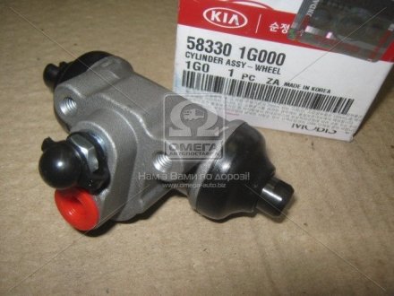 Цилиндр тормозной задний RIO\ACCENT 06- DRUM BRAKE Mobis (KIA/Hyundai) 58330-1G000 (фото 1)