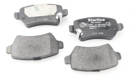 Гальмівні колодки дискові Starline BD S320 (фото 1)