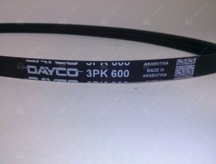 Ремінь поліклін. (вир-во) Dayco 3PK600 (фото 1)