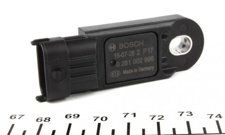 Датчик тиск у впускному газопроводі DS-S3 22365BC400 Bosch 0 281 002 996