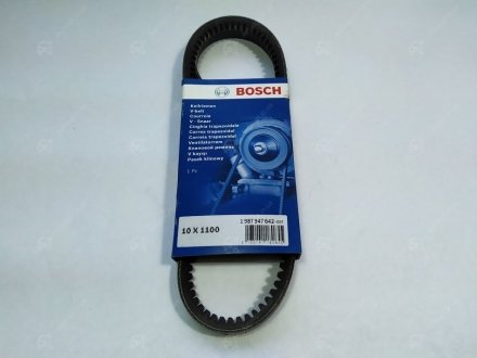 Ремень клиновой AVX 10х1100, Bosch 1 987 947 642 (фото 1)