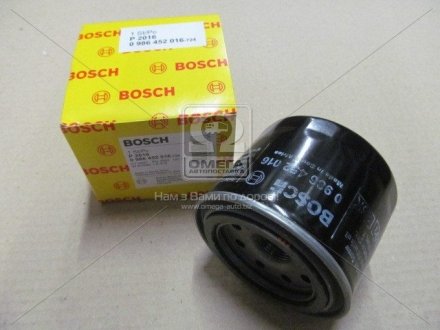 Фильтр масляный, Bosch 0 986 452 016