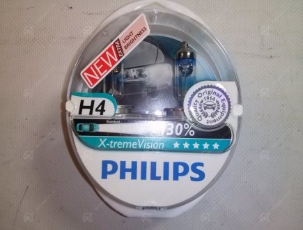 Лампа розжарювання H412V60/55WP43t-38, PHILIPS 12342XVS2 (фото 1)