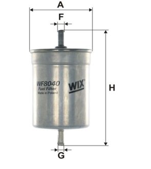 Фільтр паливний WIXFILTRON WF8040 (фото 1)