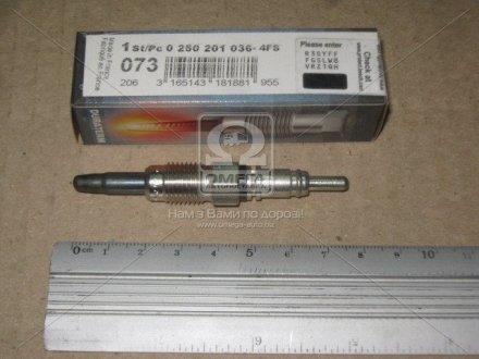 Свеча накаливания дюратерм, Bosch 0 250 201 036 (фото 1)