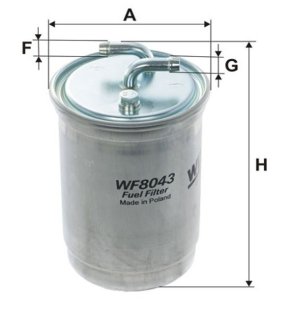 Фільтр паливний WIXFILTRON WF8043 (фото 1)