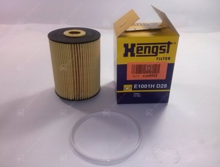 Фильтр масляный, HENGST E1001HD28
