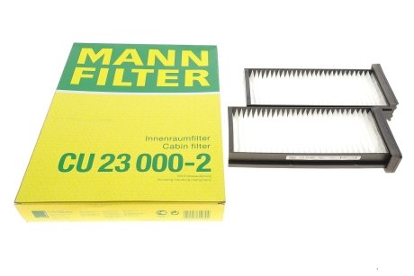 Фильтр салона CU 23000-2 MANN CU230002 (фото 1)