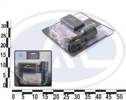 Розгалужувач у прикурювач 3 гнізда + USB з проводом | Китай WF 530 (фото 1)