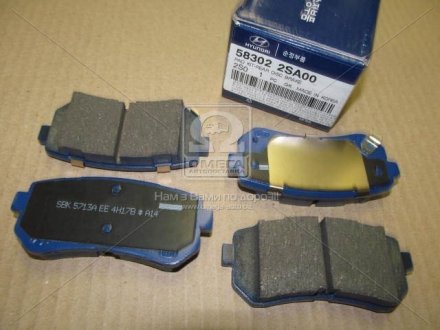 Тормозные колодки задние дисковые 4wd IX-35,Cerato,Picanto,Sportage Mobis (KIA/Hyundai) 583022SA00 (фото 1)