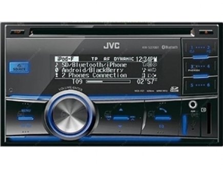 2-DIN CD/MP3-ресивер KW-SD70BTEYD JVC (фото 1)