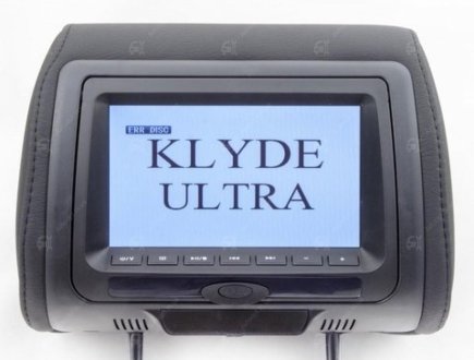 Подголовник с монитором и DVD-проигрывателем Ultra 745 HD Black (черный) Klyde (фото 1)