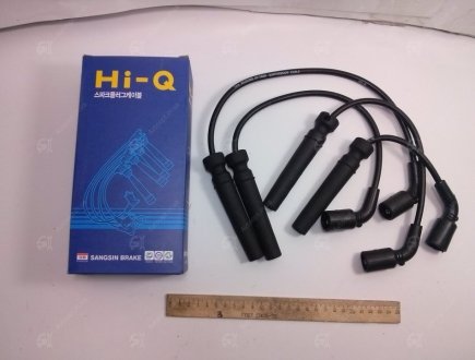 Провода высоковольтные Ланос 1,6 DOHC силикон Hi-Q 96211948 (фото 1)