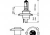 Автомобильная лампа H4 X-TReme VISION 12V P43T-38 Блистер PHI PHILIPS 12342XVB1 (фото 3)