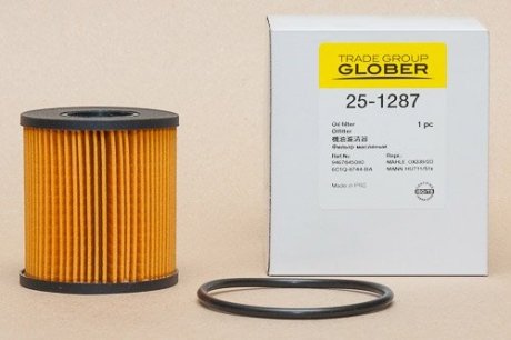 Фильтр масляный GB 25-1287, Аутлендер Glober 251287 (фото 1)