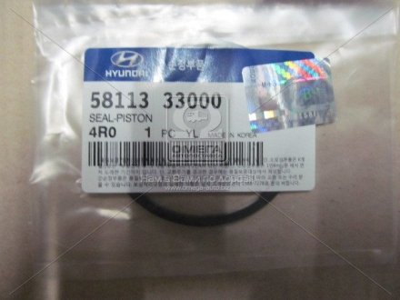 Уплотнительное кольцо поршня тормозного суппорта, Mobis (KIA/Hyundai) 5811333000 (фото 1)