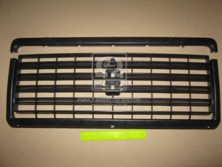 Решетка радиатора черная, +молдинг ВАЗ 2107 (Россия), Пластик 2107-8401014/104 (фото 1)