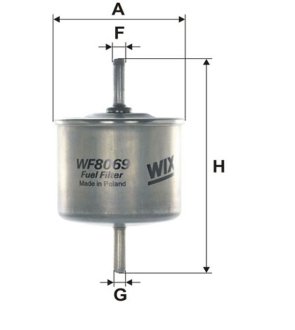 Фильтр топл. FORD /PP865 (WIX-Filtron), WIXFILTRON WF8069
