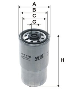 Фільтр паливний WIXFILTRON WF8179 (фото 1)