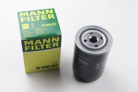 Фільтр масляний W 940/62 -FILTER MANN W94062