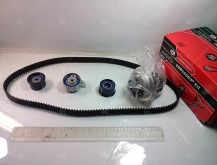 Ремкомплекти приводу ГРМ автомобілів з водяним насосом PowerGrip Kit (Вир-во) Gates KP15408XS (фото 1)