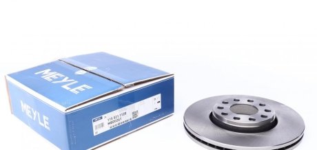Тормозной диск вентилируемый передний ME 115 521 1120, Пассат MEYLE 1155211120 (фото 1)