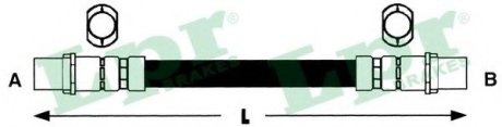 Тормозной шланг, Мультивен, Транспортер LPR 6T47910 (фото 1)
