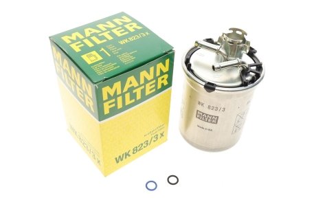 Фільтр палива WK 823/3 X -FILTER MANN WK8233X
