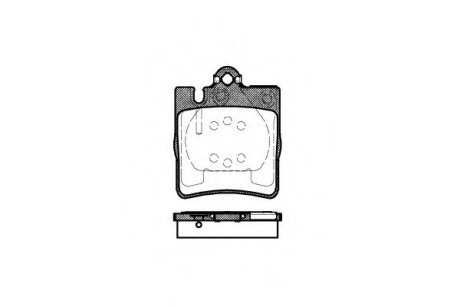 Гальмівні колодки дискові ROADHOUSE 270900 (фото 1)