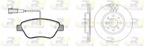 К-т Fiat Doblo: диски+колодки RH 8858.00 ROADHOUSE 885800 (фото 1)