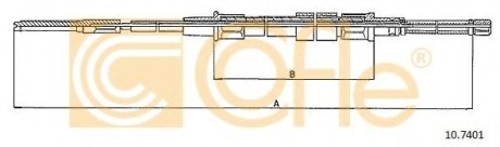 Трос стояночного тормоза COF COFLE 10.7401 (фото 1)