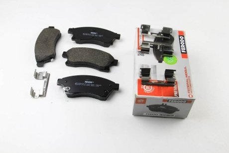 Колодки тормозные дисковые передние, комплект: Aveo, Cruze, Astra Ferodo FDB4262