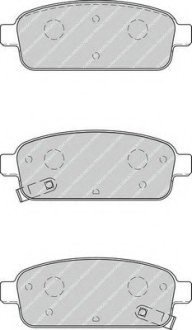 Колодки дискові гальмові задні, комплект: Cruze, Astra Ferodo FDB4263 (фото 1)