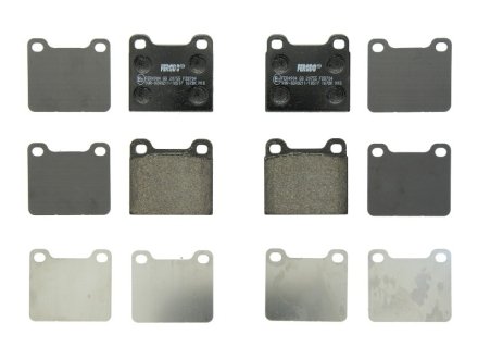 Колодки тормозные дисковые задние, комплект: S-Class, Omega, 240, 740, 760, 850, 940 II, 940, 960, C70, S70, S90, V70, V90 Ferodo FDB704
