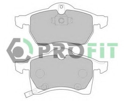 Колодки тормозные дисковые передние, комплект: Astra, Zafira PROFIT 5000-1295