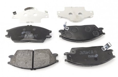Колодки тормозные дисковые передние, комплект: Accent, Getz REMSA 0224.22