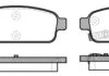 Колодки тормозные дисковые задние, комплект: Cruze, Astra REMSA 1432.02 (фото 5)