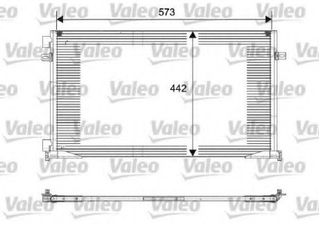 Радиатор кондиционера : Vivaro, Trafic VALEO 817644