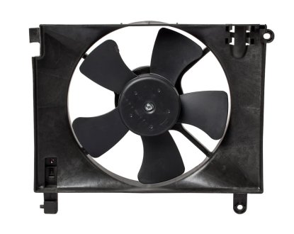 Вентилятор охолодження радіатора Авео (02-) з кожухом LUZAR LFK 0522 (фото 1)