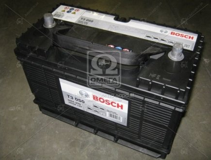 Акумулятор 105Ah-12v (T3050) (330x172x240),L,EN800 клеми по центру Bosch 0092T30500