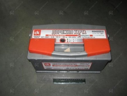 Автомобільний акумулятор Дорожня картка 100Ah-12v B-CLASS L, EN800 Дорожная Карта 6СТ-100A1 (фото 1)
