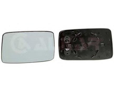 Стекло зеркала лев. с пласт. держателем, с подогревом A6431125 ALKAR 6431125 (фото 1)