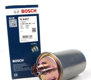 Фильтр топливный дизельный H=190mm FORD Focus 1,8TDDi 99- 0 450 906 407, Торнео, Транзит Bosch 0450906407 (фото 1)